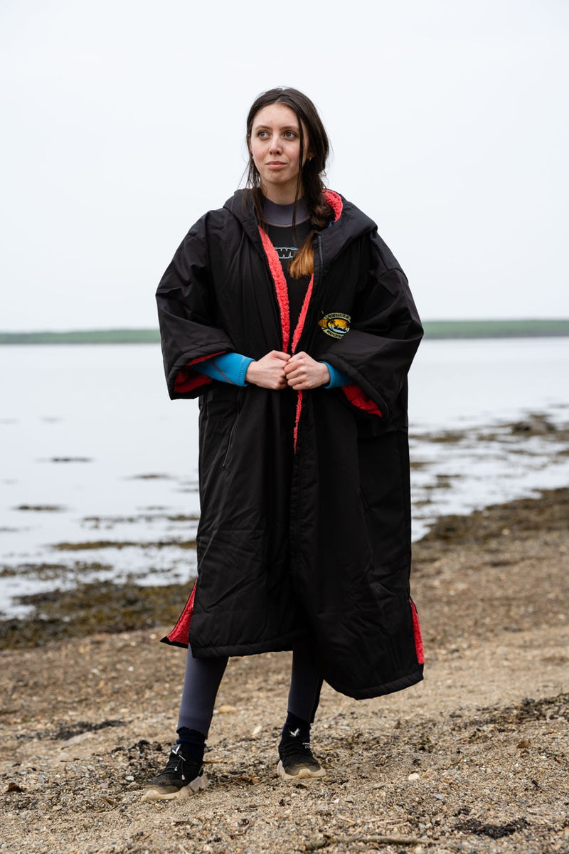 Premier Kayaks Swimming Robe (Adult One Size) Black Lifestyle